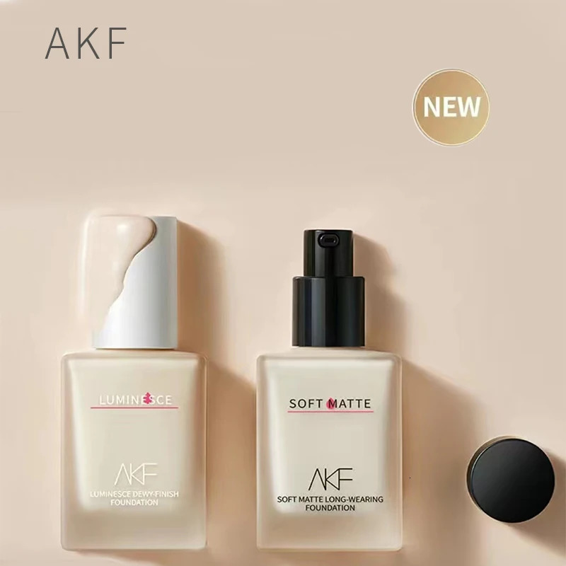 AKF Foundation High Coverage Makeup Base High Quality Professional Makeup Korean Cosmetics Concealer Product Primer 35g 251230