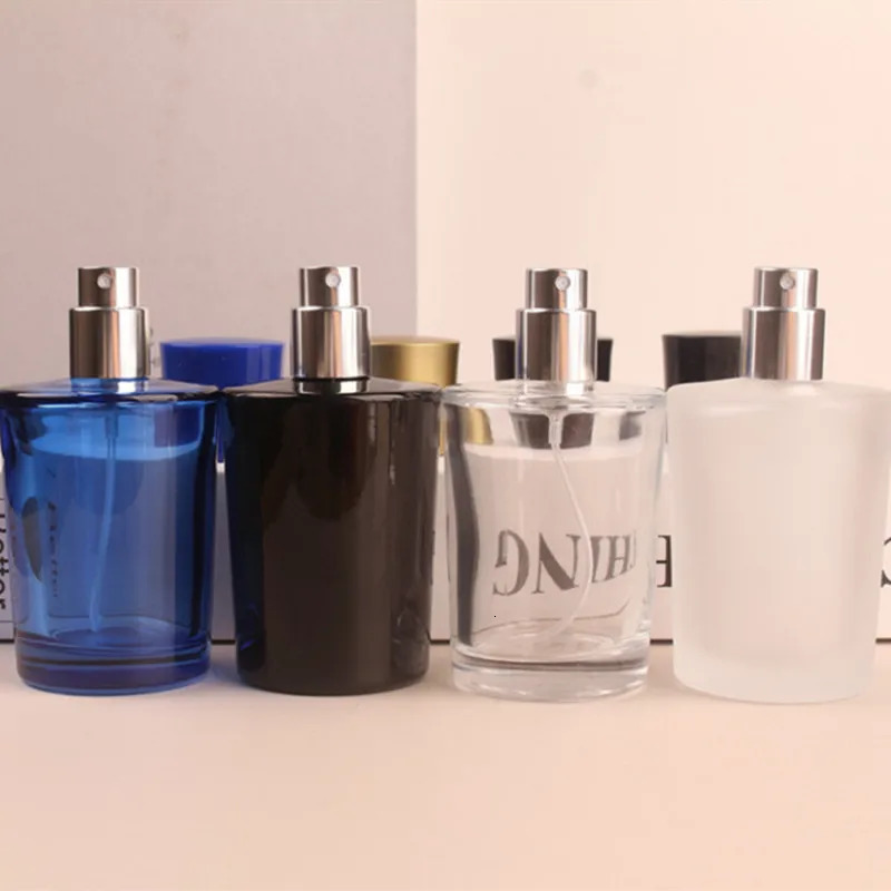 6/15pcs High-end 50ml Empty Perfume Spray Bottle Glass Sprayer Cosmetic Container Fragrance Atomizer Portable Travel Packaging 251230