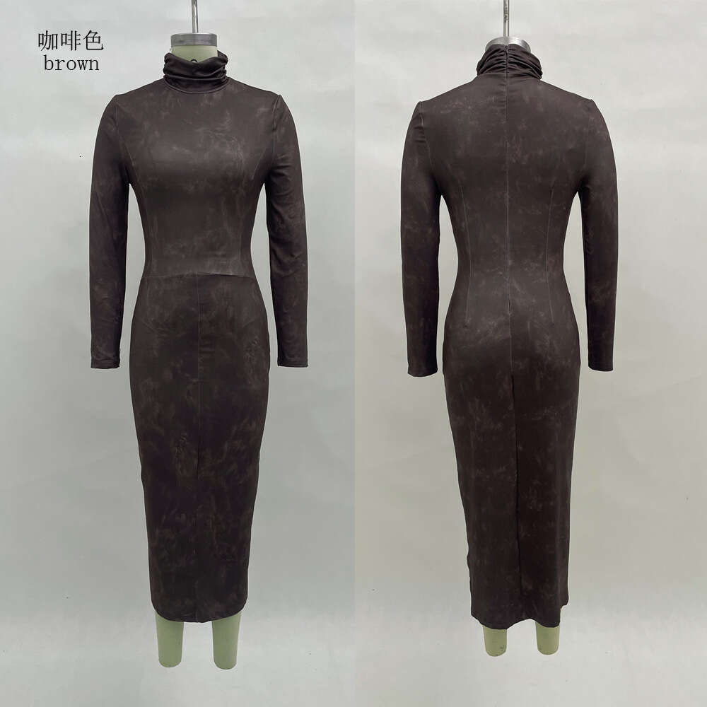 2026 New Autumn Winter Sexy Slim Fit Long Sleeve Base for Women Slimming with Coat Elegant Bodycon Dress
