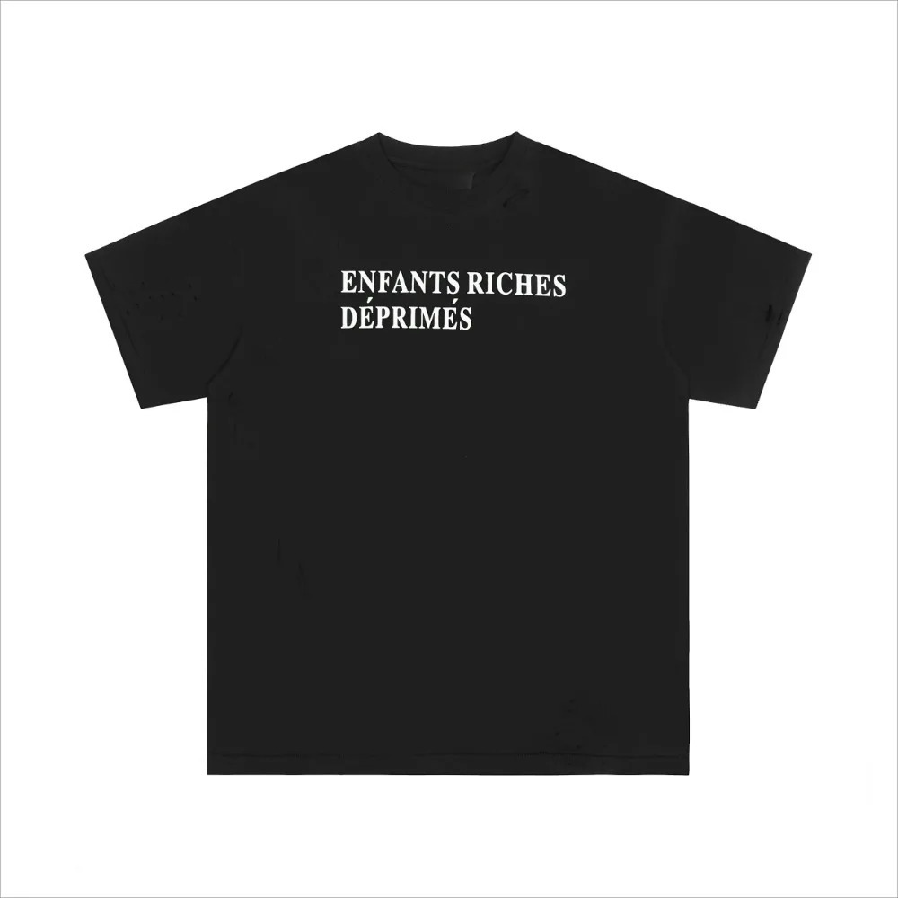 Melancholy Rich Second Generation American Cotton Printed Short Sleeve Men and Women of The Same High Quality 251230