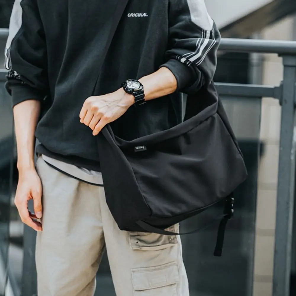 Men Oxford Messenger Bag Fashion Laptop Waterproof Travel Shoulder Bag All-match Large Casual Tool Bag Single Bag For Male 251230