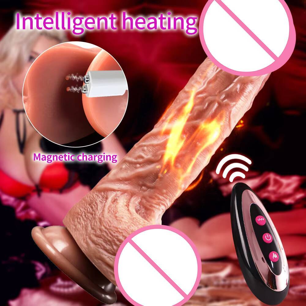 LOVE European Best-Selling New Electric Big Dildo Vibrating Heating Telescopic Female Penis Female Sex Big Dildo Wholesale