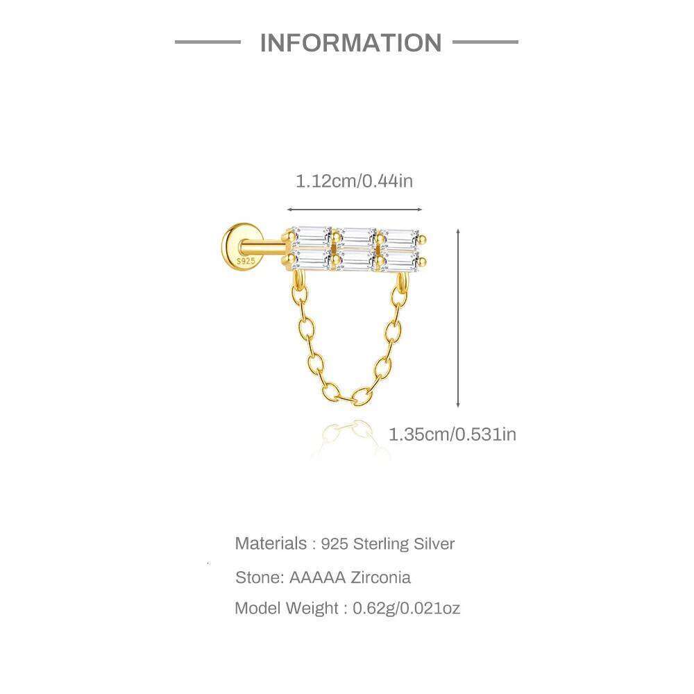 Aide 1PC Mini Cute Zircon 925 Sterling Silver Piercing Earring For Women Ins Geometric Eyes CZ Stud Earrings Fine Jewelry