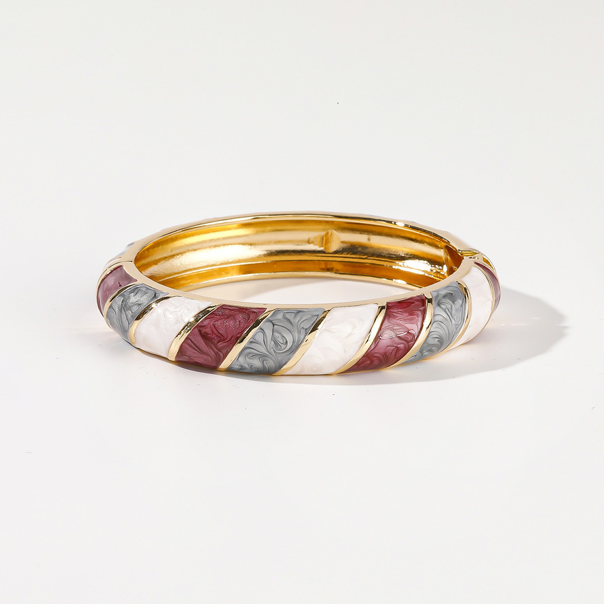 Fashionable Alloy Gold-Plated Oil Drop Design Sense Ins Light Luxury Fashion Trend Personality Irregular Bracelet