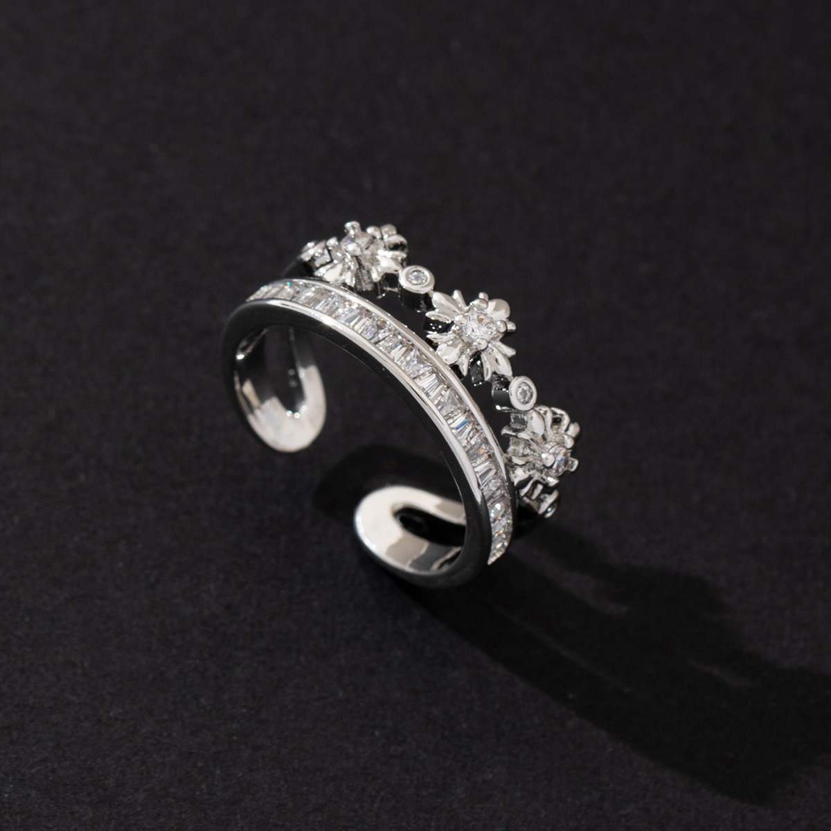 Luxury Brand Designer Jewelry Minimalist Niche Hexagram Ring For Women, Niche Light Luxury Versatile Elegant High-End Couple Ring Gift For Women