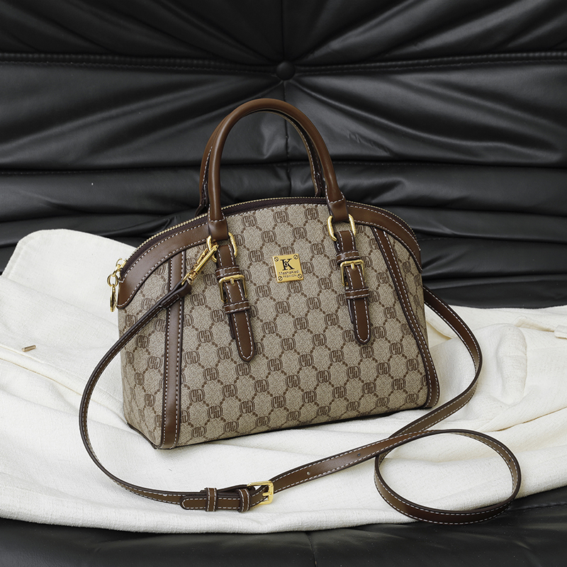 Elegant Women's Shoulder Crossbody Handbag - Durable Fabric & Trendy Design Available in Various Shades