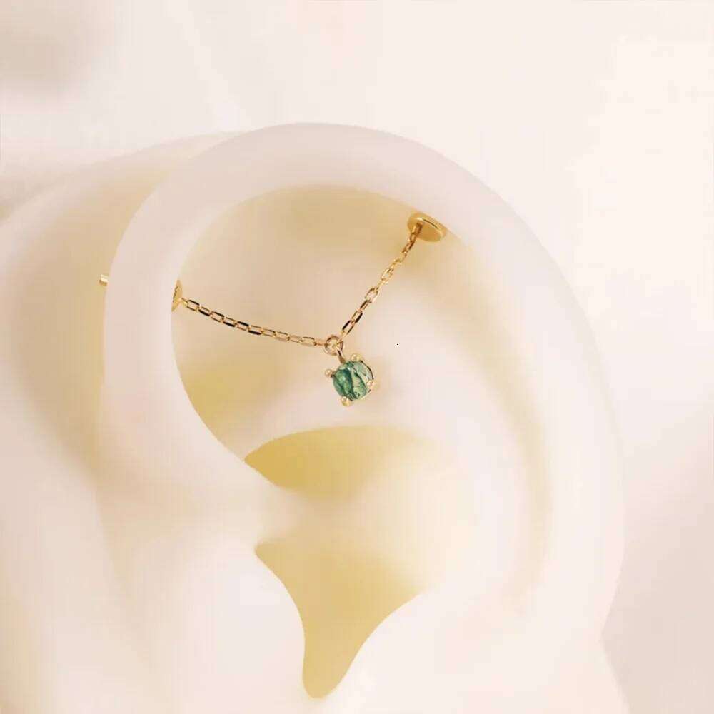 Aide Tassel Charms DIY Opal Pendant For Earrings Necklace Women Girls 925 Sterling Silver Exquisite Zircon Jewelry Accessories