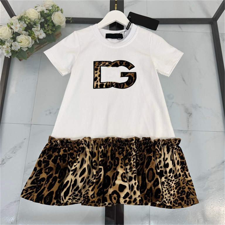 Girls Collar Shirt Dress Designer Lace Princess Skirt Baby Girl Luxury White Short Dress Child A-line Skirts Kids Shirts Skirt size 80cm-160cm R4