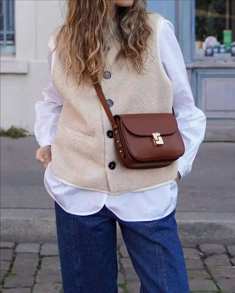 Casual French Niche Luxury Design Women S Small Square Bag High Grade Texture Single Shoulder Crossbody Bag JINXIANGGUO TOTE