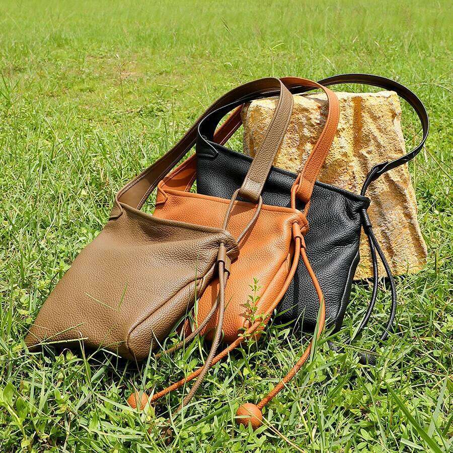 Genuine Leather Croissant New Niche Design Top Layer Cowhide Slack And Irregular Simple Women's One-Shoulder Crossbody Bag Suotong251222