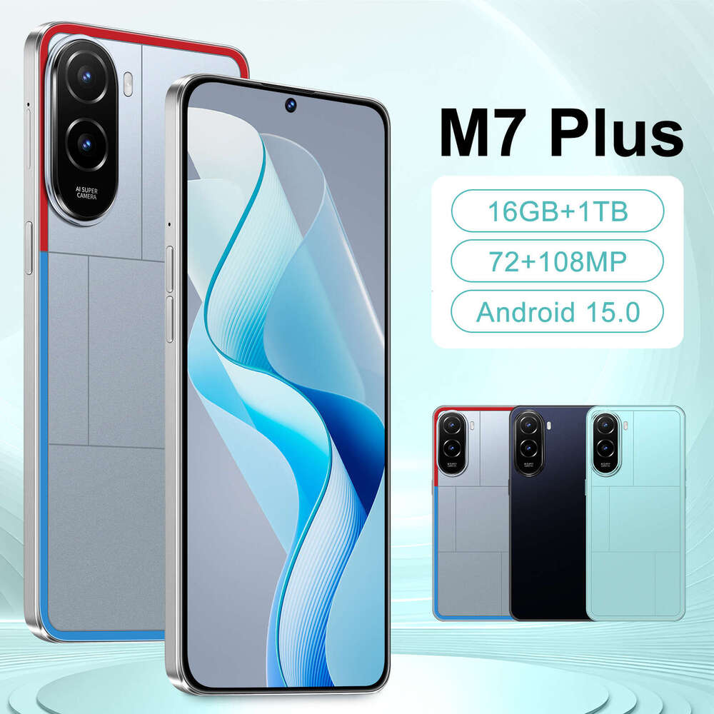 Famous brand hot selling new cross-border M7 Plus smartphone 16+1TB foreign trade large screen source factory direct sales CKS