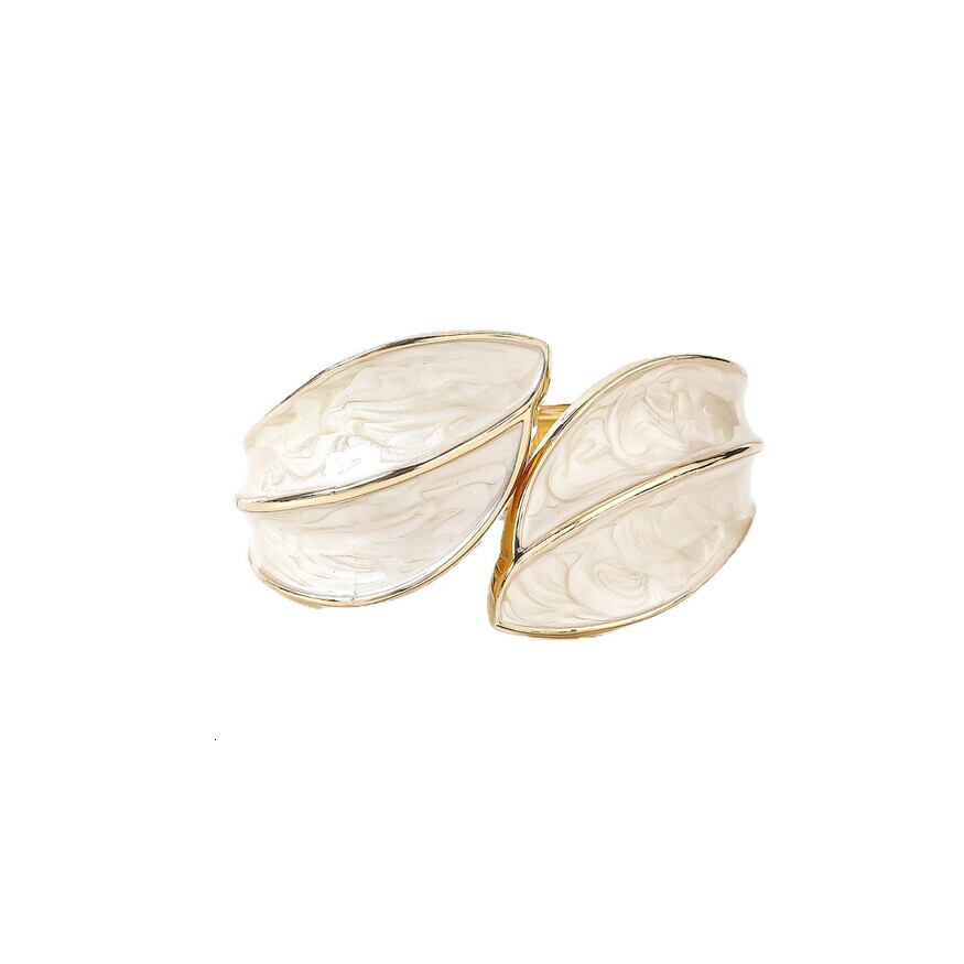 Cross-Border Hot-Selling New Leaf-Shaped Oil-Drip European and American Style Fashion Simple Women's Bracelet Niche Versatile