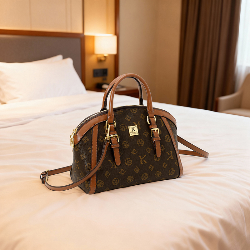 Elegant Women's Shoulder Crossbody Handbag - Durable Fabric & Trendy Design Available in Various Shades