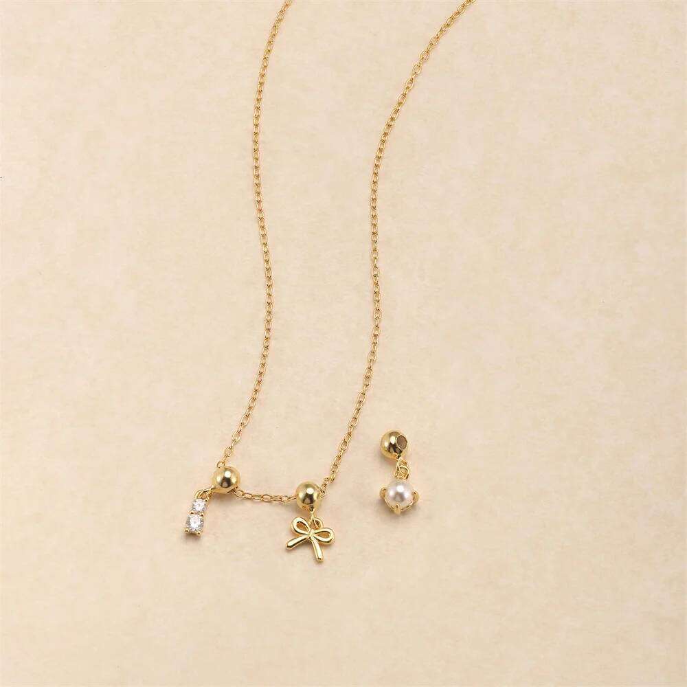 Aide 925 Sterling Silver Heart Pink Zircon Charms Pendant Necklace for Women Adjustable Chains Clavicle New Year Party Jewelry