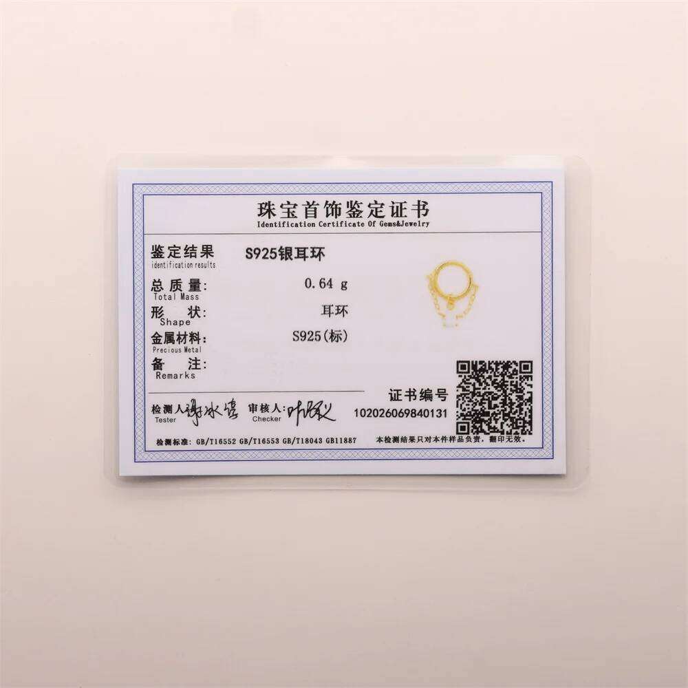 Aide 925 Sterling Silver Colors Hook Clip on Earrings for Women Zircon Climbing Ear Cuff Earring Fashion Fine Jewelry Gift