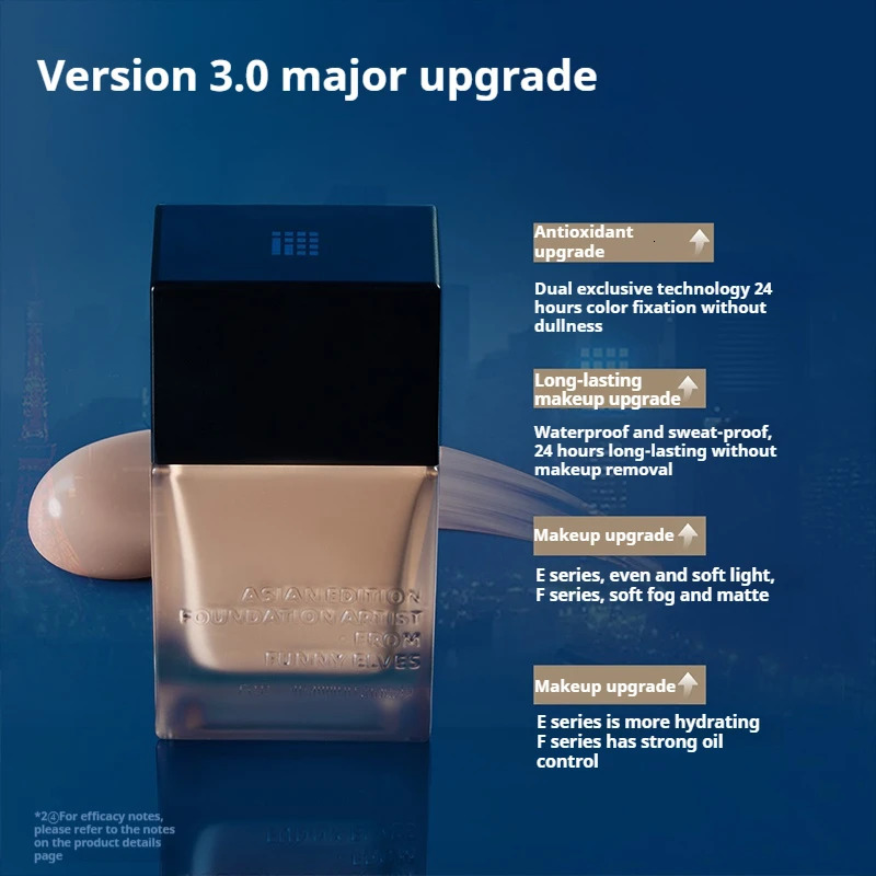 Funnyelves Liquid Foundation Concealer BB Cream r Waterproof -oxidation Easy to Apply Longlasting For Dry Skin 251230