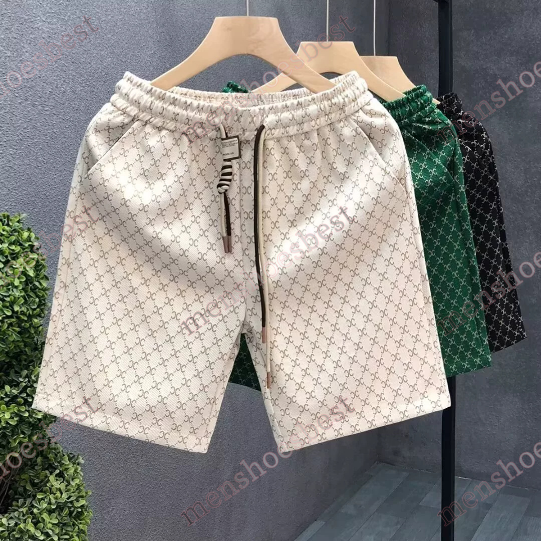 New Mens shorts designer Green beach Shorts Swimwear Beach Swim Trunks Swimming Swimsuits Mens Printing Casual Running Sports Short Pants Asian Size M
