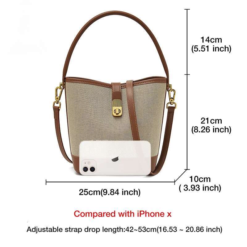 Autumn Winter Women Handbag PVC Retro Lady Bucket Fashion Shoulder Bag Messenger Purse Best Gift For Wife JINXIANGGUO TOTE