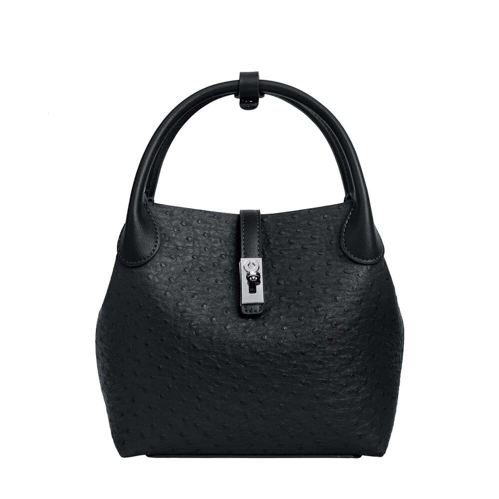 Totebag Shoulder ROSE NOIRE Autumn Winter Fashion Personality Large Capacity Bucket Casual Retro Handheld Basket Commuting Elegant Mother Daughter Bag