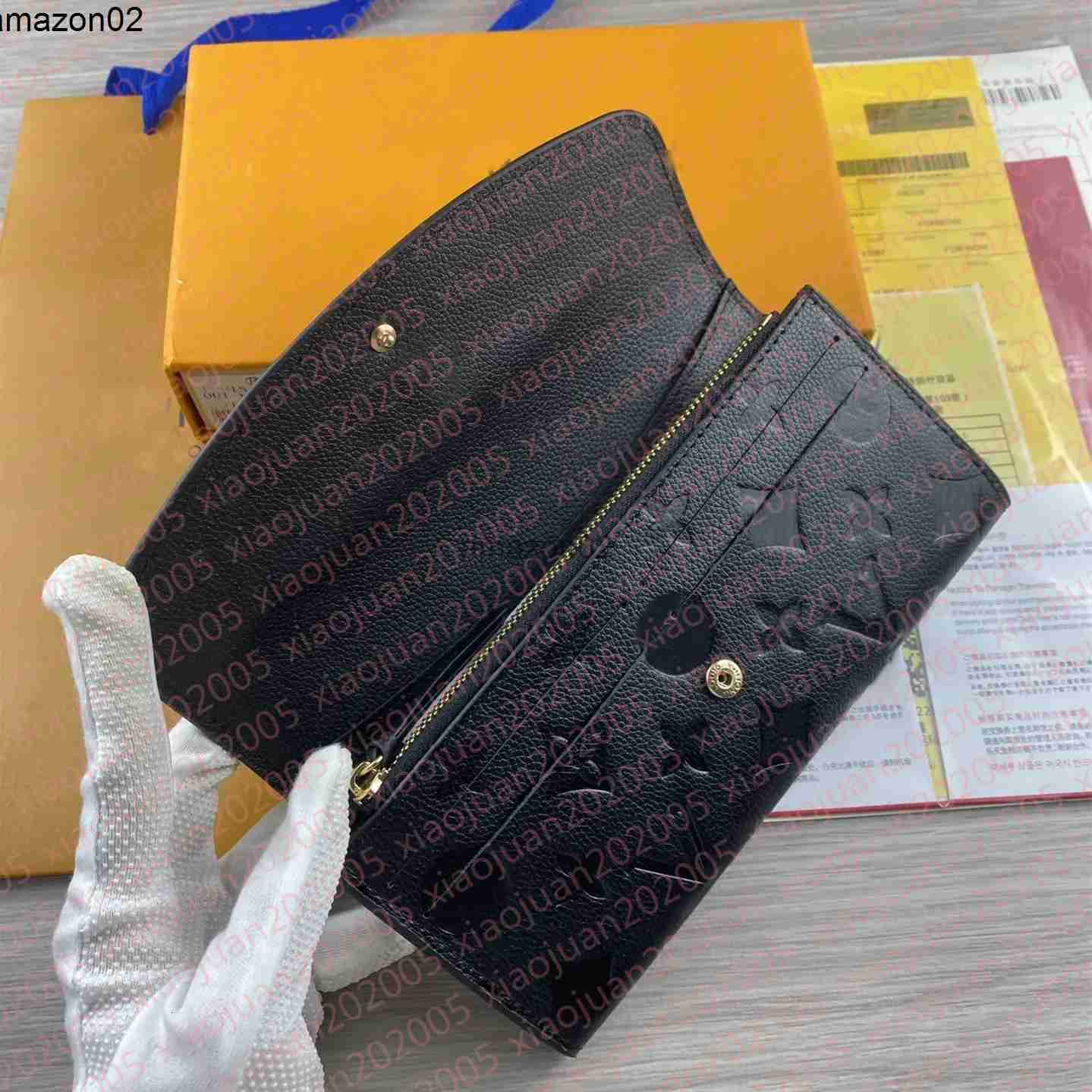 louisly vuittonly Fashion Designer Wallet Luxury Women Short Purse Embossed Flower Letters Wallets Credit Card louisvuittion lv luis viton viitton AFR0 QA2T