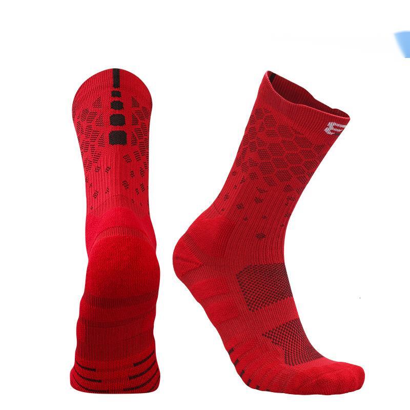 Trendy Professional Basketball Socks Practical Player Version High-Top Men And Women Long Tube Running Mid-Tube Thickened Towel Bottom Sports Socks