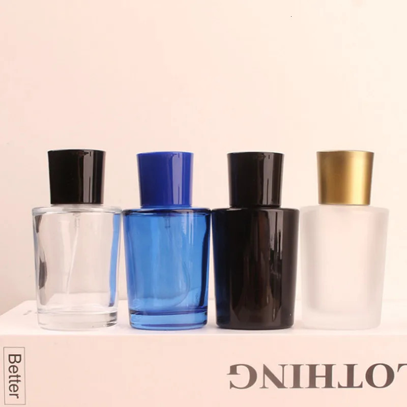6/15pcs High-end 50ml Empty Perfume Spray Bottle Glass Sprayer Cosmetic Container Fragrance Atomizer Portable Travel Packaging 251230