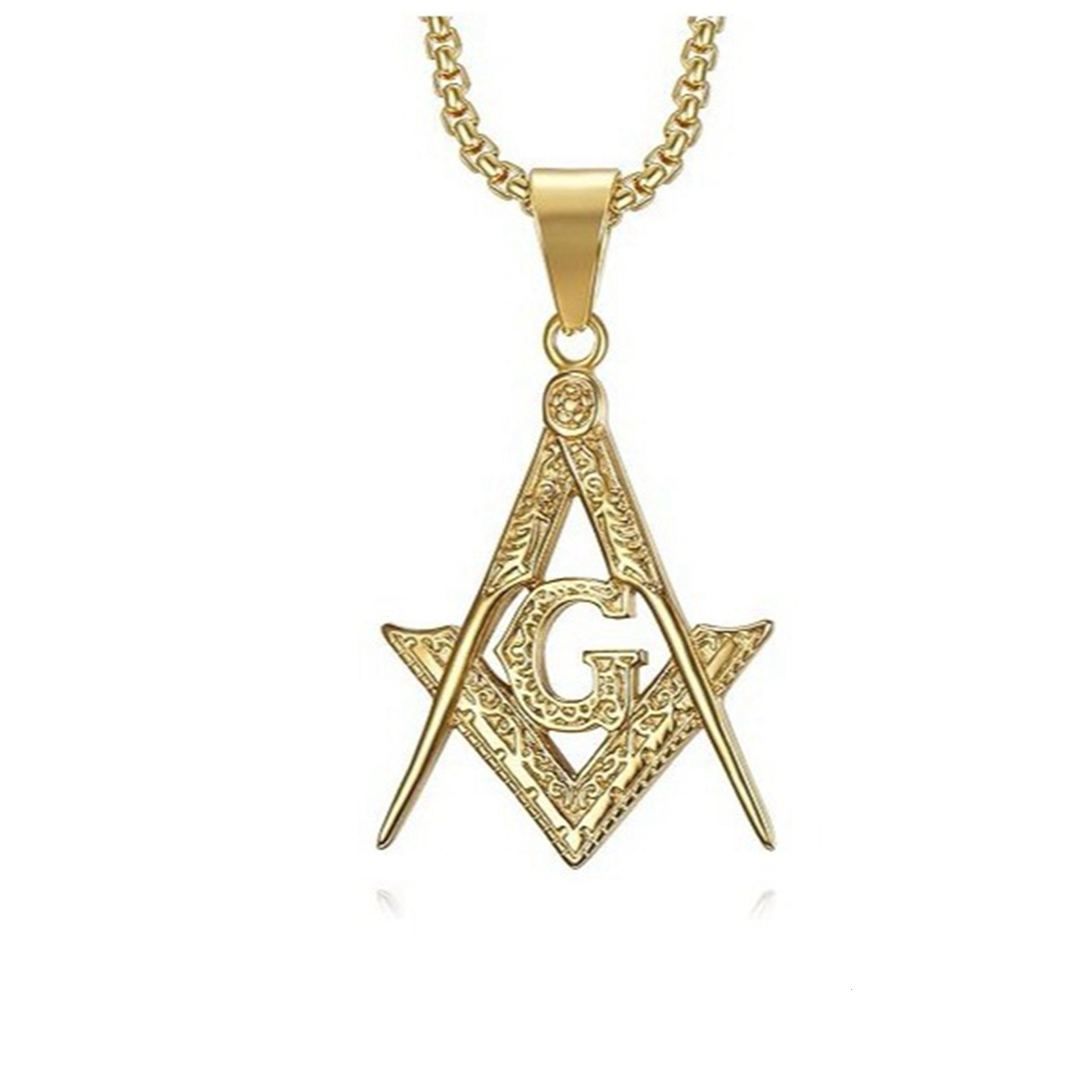 Luxury Brand Designer Jewelry European And American Source Factory Direct Supply Classic Retro Trend AG Masonic Brotherhood Pendant In Stock Wholesale