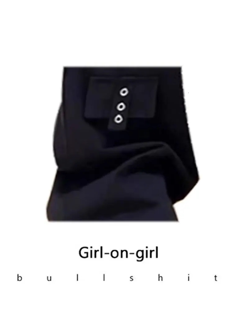 punk dark trumpet work pants jeans womens college Y2k pocket street wear black Gothic Harajuku low rise printed denim 251231