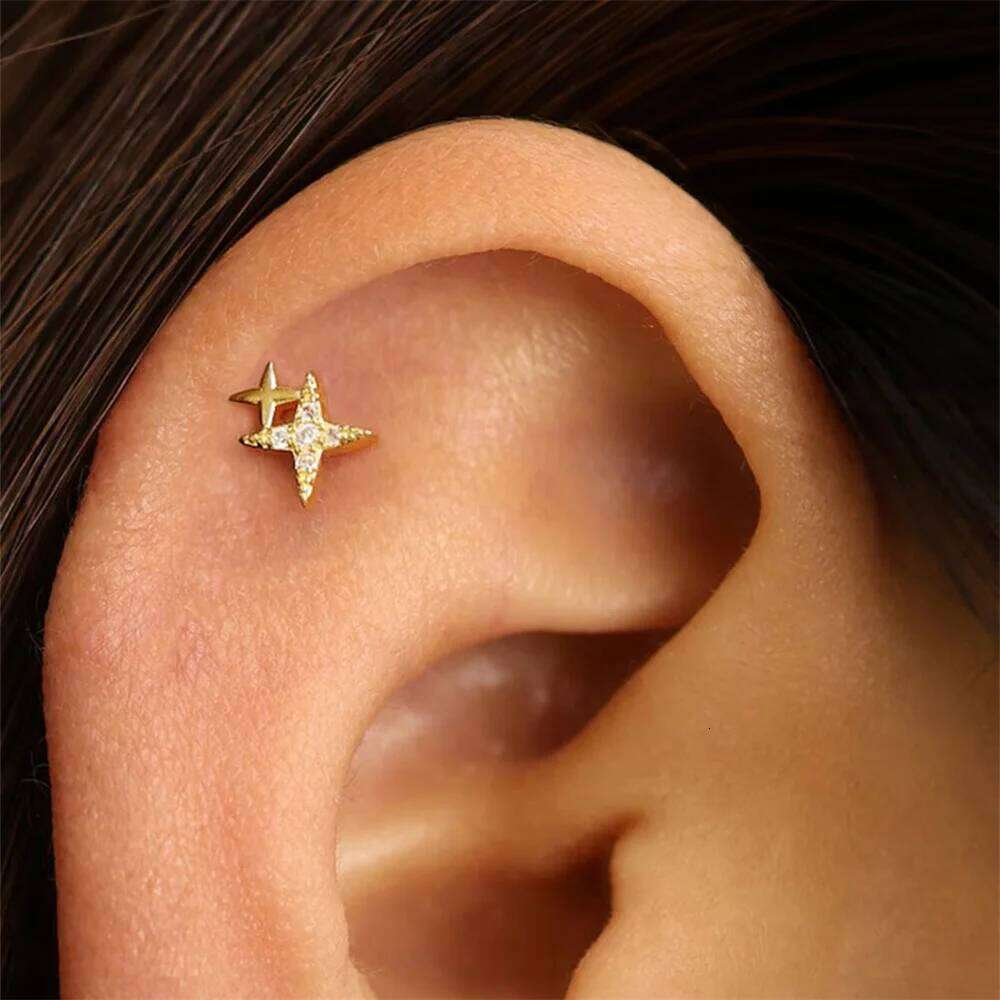 Aide Stud Small Simple Style Charm Woman 925 Silver Earrings Birthday Party Gift for Friends Exquisite Jewelry Set