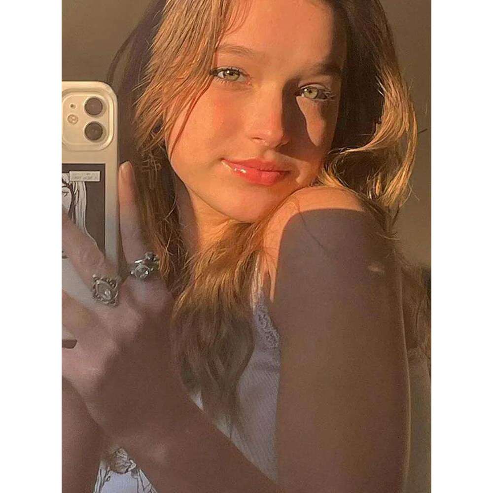 Cartoon Printed Lace Trim White Crop Top Fairy Grunge Summer Clothes for Women Cute Slim Fit Ribbed Tank Tops