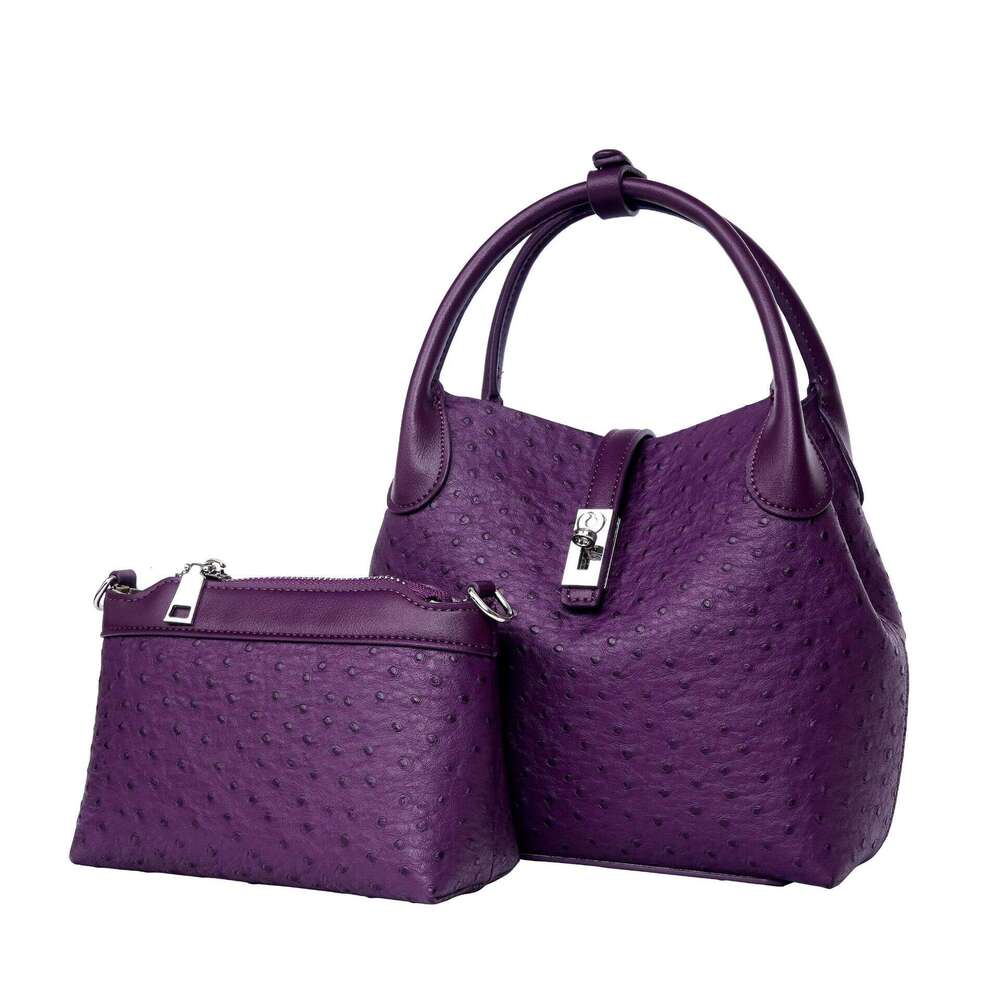 Totebag Shoulder ROSE NOIRE Autumn Winter Fashion Personality Large Capacity Bucket Casual Retro Handheld Basket Commuting Elegant Mother Daughter Bag