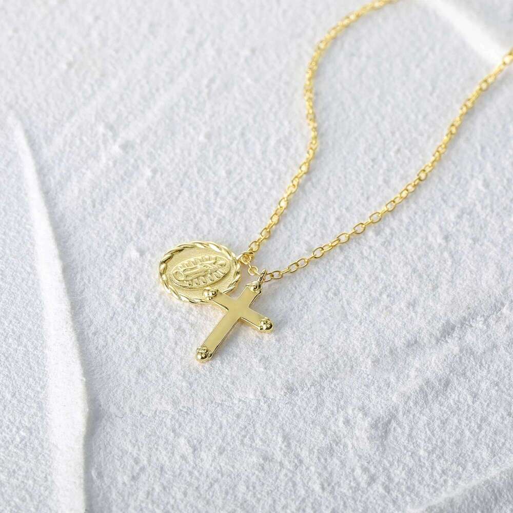 Aide 925 Sterling Silver Cross Pendant Clavicle Chain For Women 2020 Jewelry Choker Necklace Collares Bijoux Collar