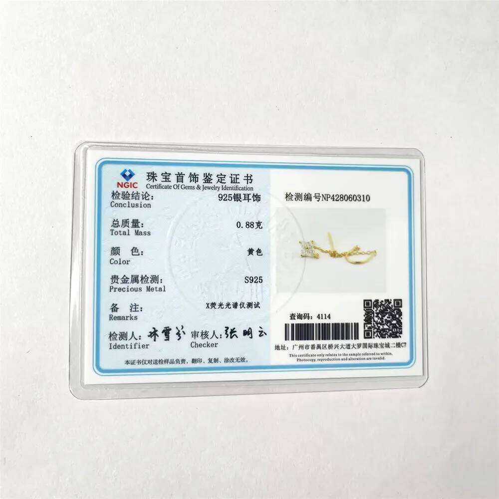 Aide 925 Sterling Silver Long Chain Flower Tassel Drop Earrings for Women Shining Zircon Dangle Earring Wedding Jewelly 1PC