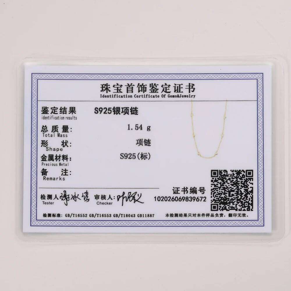 Aide 925 Sterling Silver Minimalism Gem Pendant Necklace Colorful Zircon Trend Chain for Women Birthday Anniversary Free Shippin