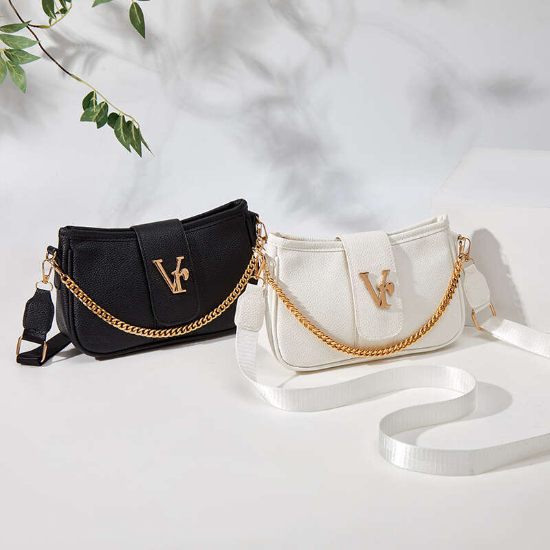 Trendy 2025 Cross-Border Factory Direct Sale Shoulder High-End Feel Women's Underarm Bags