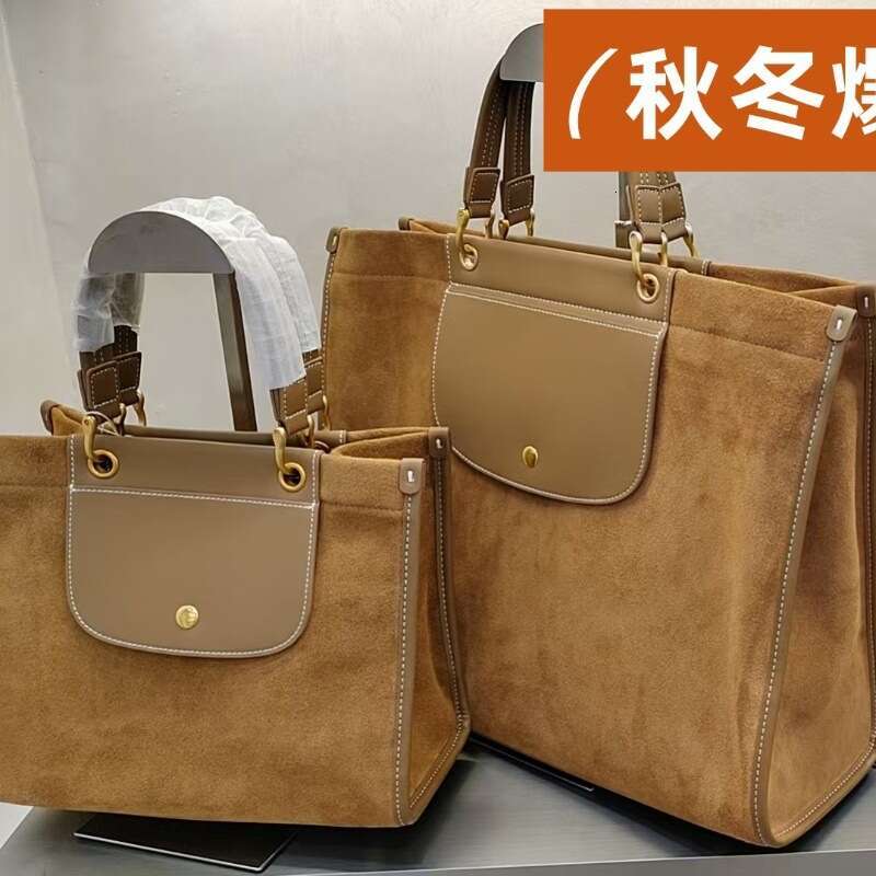 Totebag Shoulder ROSE NOIRE Hot Selling Women S Matte Cowhide Niche Handbag Commuting Versatile Briefcase Large Capacity Tote Bag