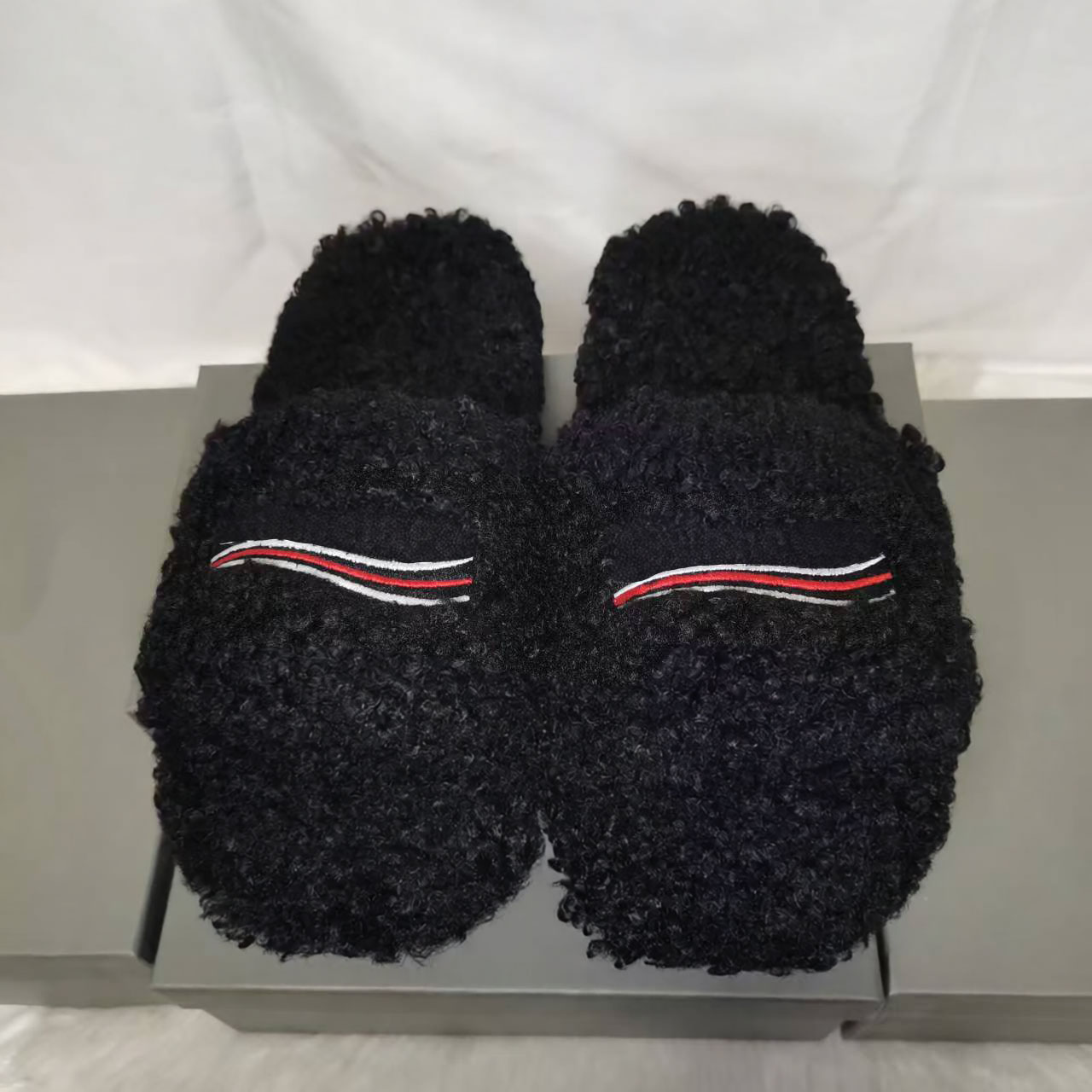 Designer Slides Women Mens Slippers Furry Slipper big Size 35-47 BLCG Mule Winter Warm Wool Fur For Women Men Pair Ladies Fashion Footwear Slippers Men