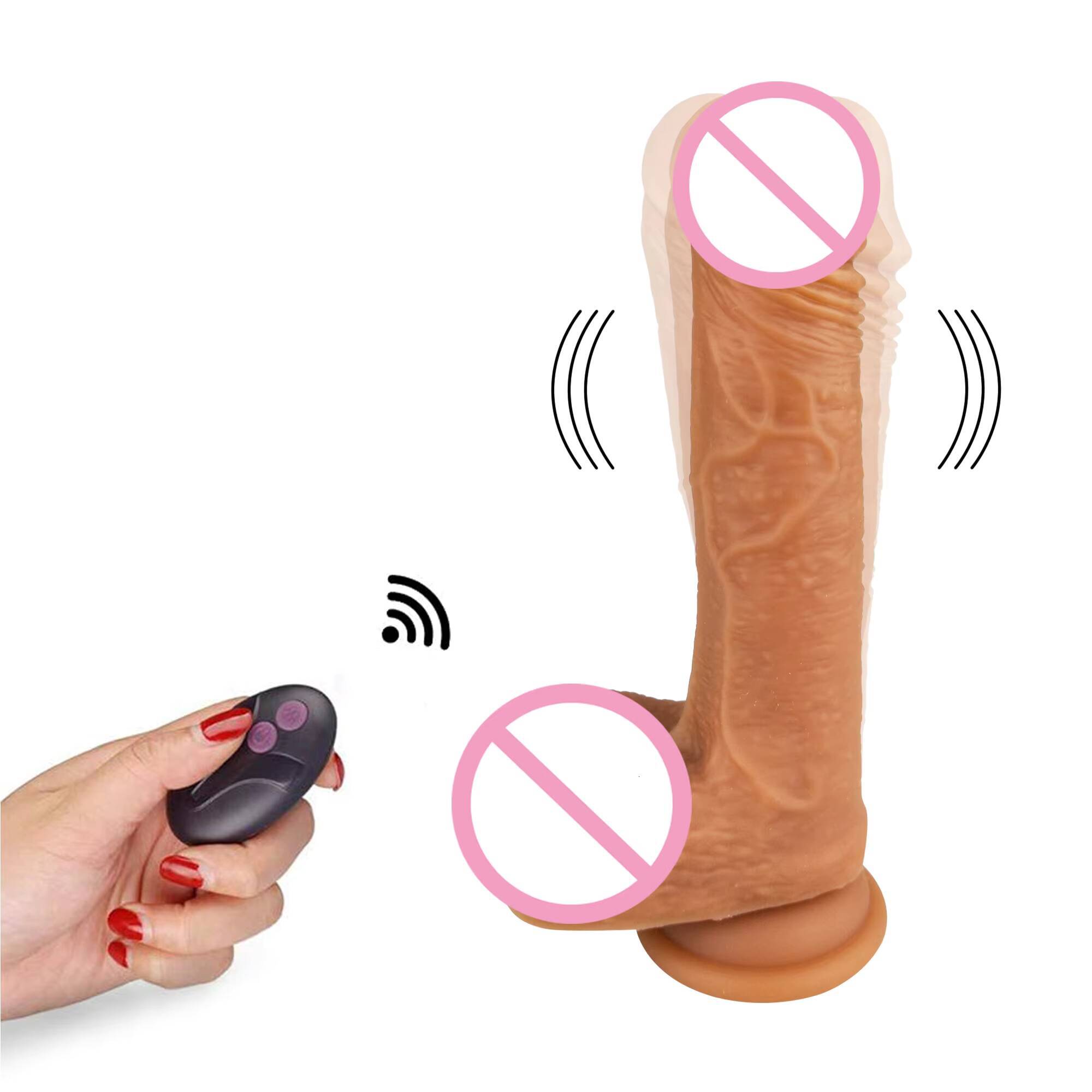 Remote Control Thrusting Dildo Vibrators for Women Clitoris Stimulator Female Masturbation Toys Couples Sex Huge Penis