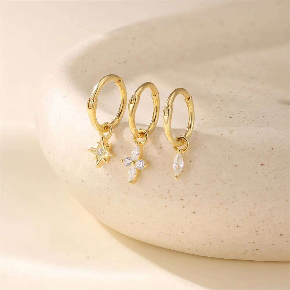 Aide 925 Sterling Silver Black Oil Dripping Earring for Women Screw Back Piercing Earrings Couple Internal Spiral Puncture Studs