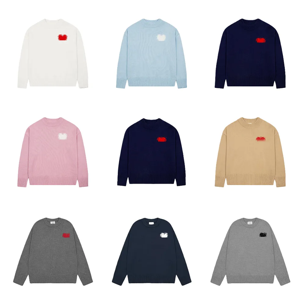 Womens men sweaters Designer Sweatshirts Women's Round neck Long Sleeve hoody Women High End Jacquard pullover knitting Sweater Shirts Coats jumper clothing