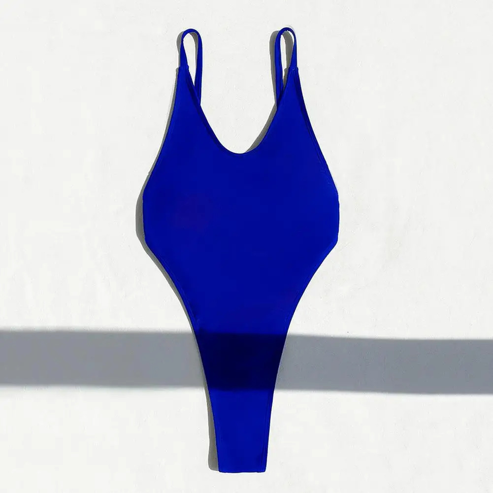 Sexy Backless String Mini Micro Thong Women Swimwear One Piece Swimsuit Female Monokini High Leg Cut Bathing Suit Swim 251231