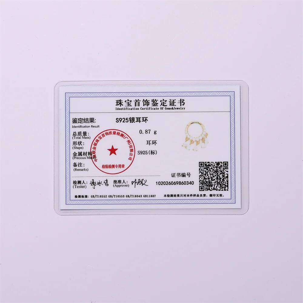 Aide 1piece S925 Sterling Silver Zircon Tassel Drop Cuff Hoop Earrings Fo Women Multi-Use Piercing Jewelry for Ear & Nose