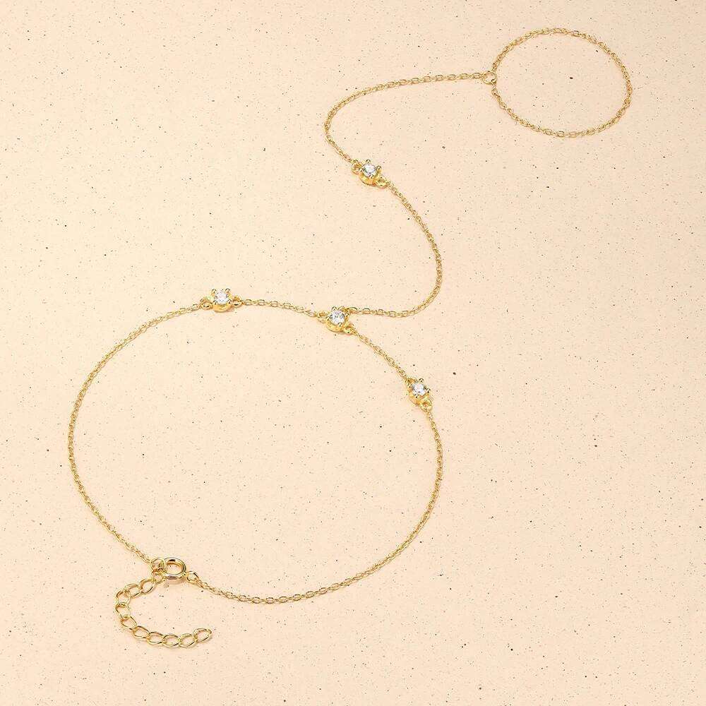 Aide 925 Sterling Silver Anklet Women Delicate Flower Zircon Tassel Bracelet Summer Fine Jewelry Dropship Rings for Ankle