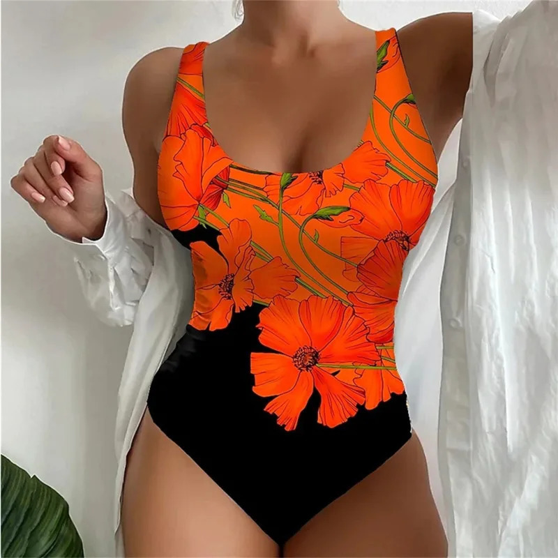One Piece Large Swimsuits Closed Plus Size Swimwear Push Up Female Body Bathing Suits For Pool Beachwear Womens Swimming Suit 251231