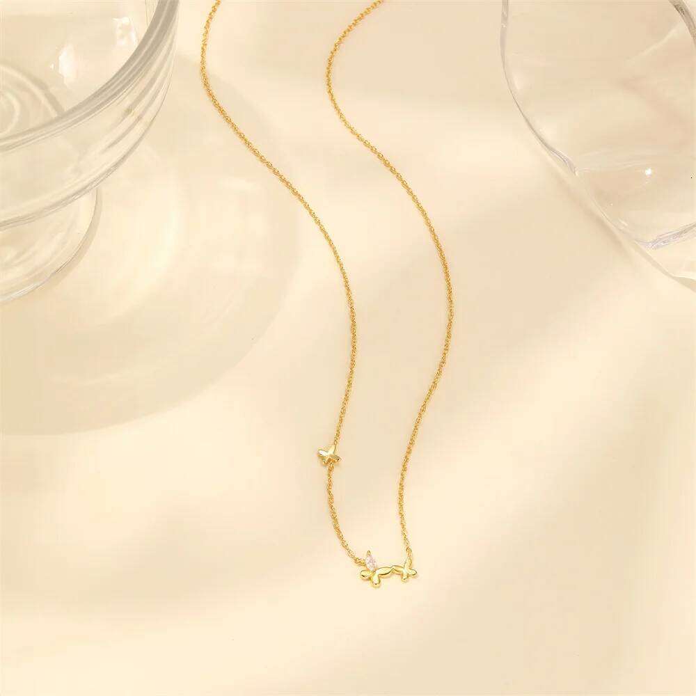 Aide 925 Sterling Silver Minimalista New Design CZ Pendant Necklaces For Women Simple Gift Choker Necks Jewelry Valentine's Day