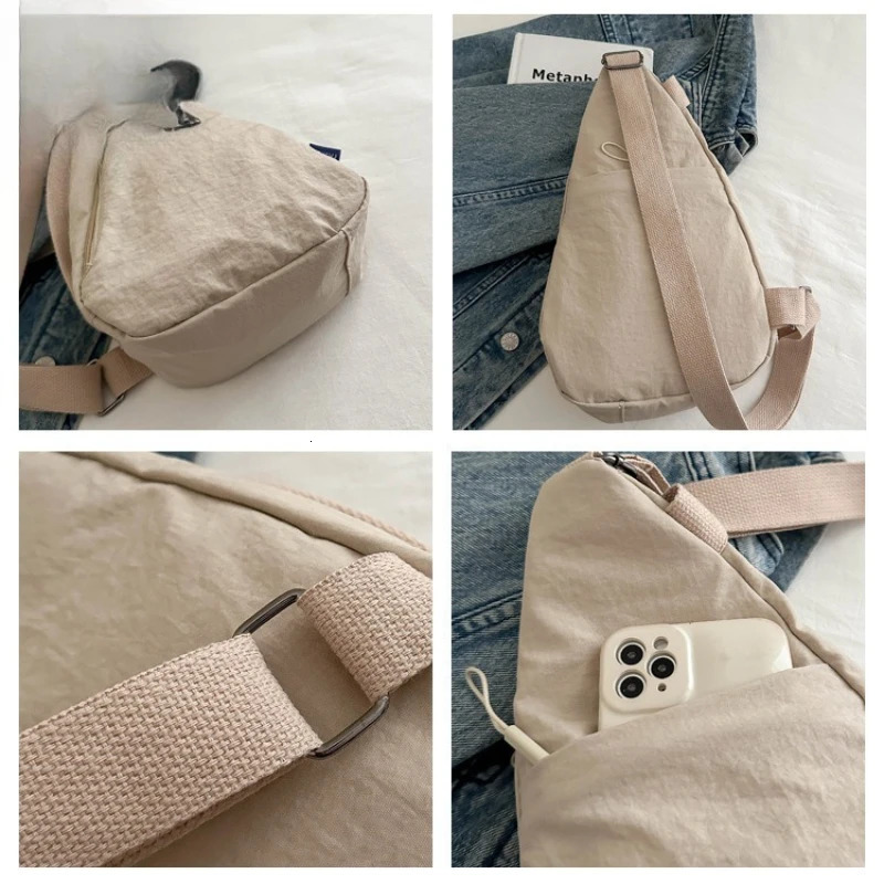 Fashionable Sporty Crossbody Bag Unisex Lightweight Waist Pack Single Shoulder Sling Bag for Men and Women Mobile Phone Bag 251231