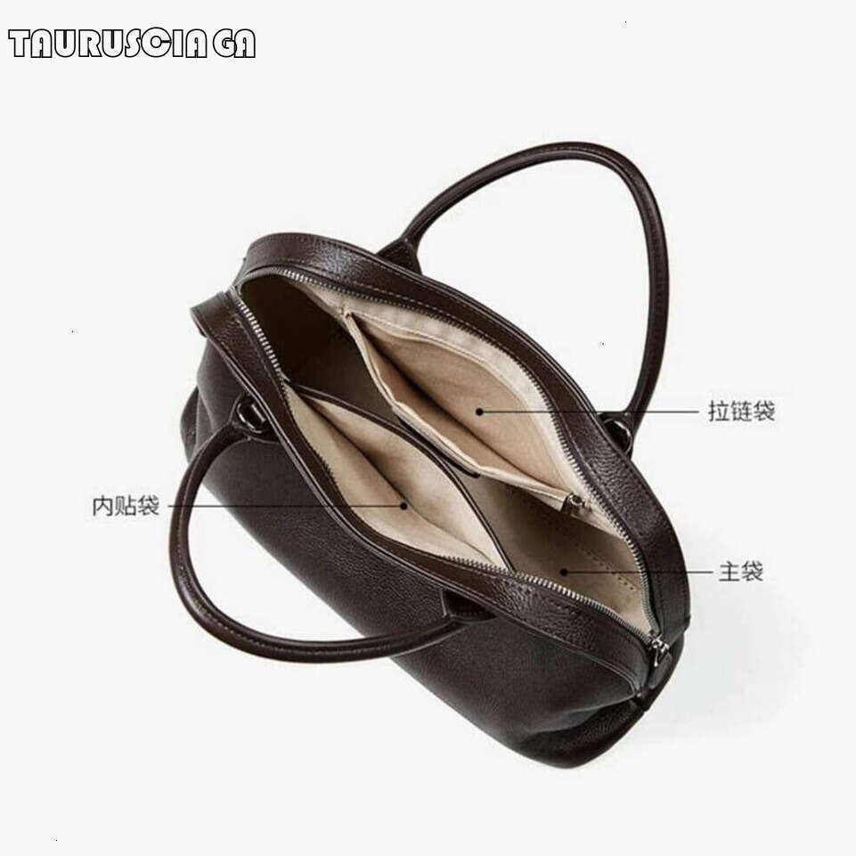 TAURUSCIAGA Burminsa Cowhide Genuine Leather Large Shell Tote Handbags For Women 2025 Luxury Office Ladies Shoulder Crossbody Bags