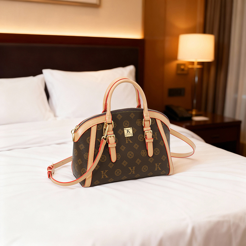 Elegant Women's Shoulder Crossbody Handbag - Durable Fabric & Trendy Design Available in Various Shades