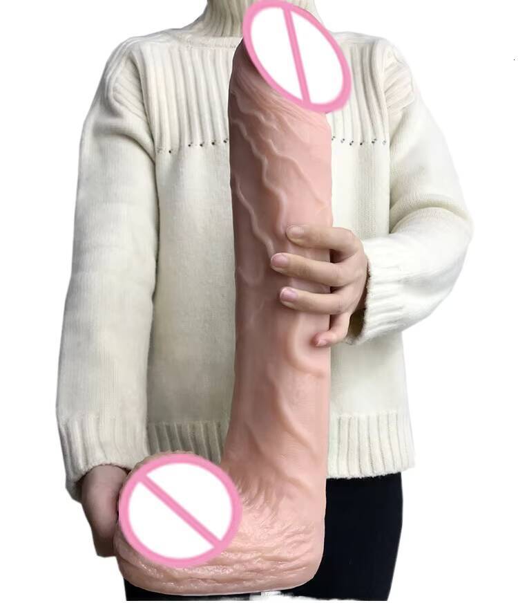 OEM Sexual Products Super Huge Dildo Female Mastuabtion Realistic Dildo 42cm Huge Big Size Dildo Women Sex Toys for Women