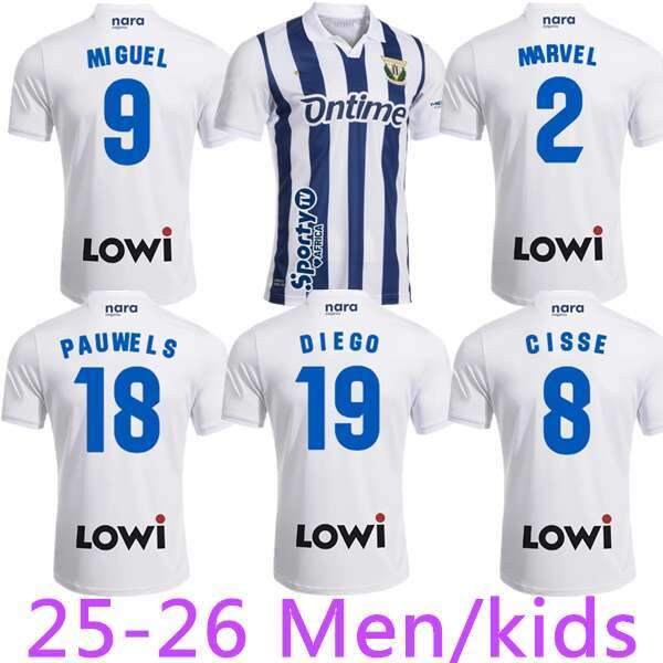 25 26 CD Leganes Soccer Jerseys CRUZ MIGUEL Lega Men Uniforms 2025 2026 DIEGO DUK YAN DIOMANDE Pepineros R.LOPEZ CISSE JAVI HDEZ FRANQUESA Football shirts